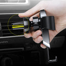 Buckle Type Gravity Linkage Car Air Vent Phone Holder 360 Rotation Stand Universal for Iphone X