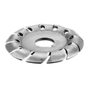 Drillpro 65mm Wood Carving Disc 12 Teeth 16mm Bore Wood Shaping Disc Grinder Disc for 100/115 Angle Grinder Woodworking Tool