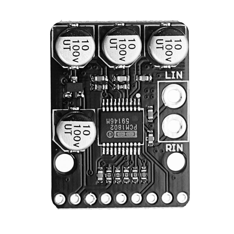 CJMCU-1802 PCM1802 105dB SNR Stereo ADC Sensor Module 24-Bit Delta-Sigma Stereo A/D Converter