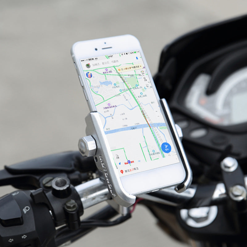 Aluminum Bicycle Bike Motorcycle Handlebar Holder Mount Stand For Mobile Phone