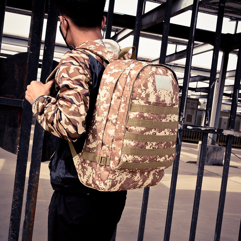 Outdoor Sports Shoulder Backpack Tactical Bag Camouflage Military Men Women Camp Storage Punch