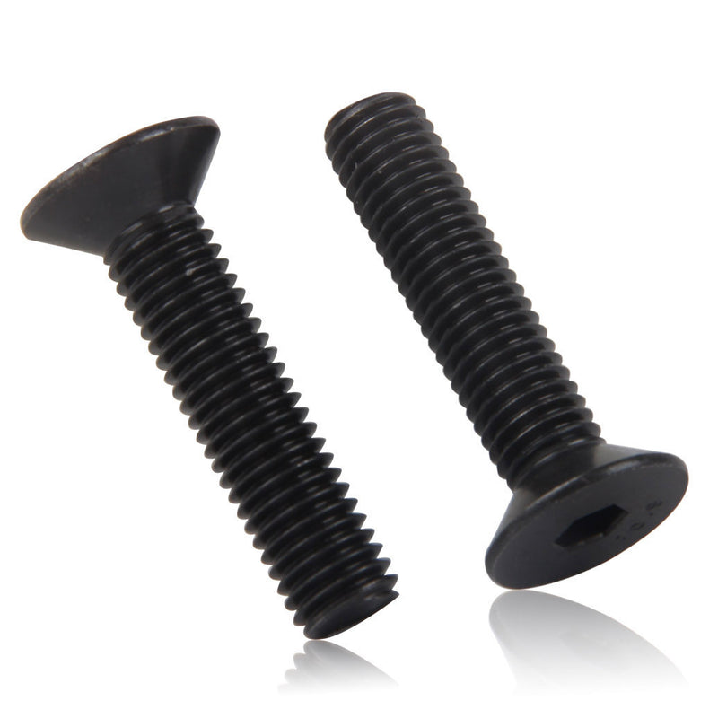 Suleve MXCH9 480Pcs M2 M2.5 M3 Flat Countersunk Head Hex Socket Screws Kit 10.9 Grade Machine Bolt Screw