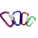 7CM D Shape Carabiner Fast Hang Buckle Climbing Hook Key Chain