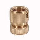 3/4'' Solid Brass Female Garden Hose Quick Connector Flexible Car Wash Connect Adapter Garden Hose Fittings Connection with Nozzle