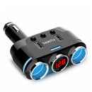 Yantu B39 Dual USB Three Ports 100W 3.1mA Wireless Car Charger Cigarette Lighter for Car DVR GPS MP3