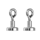 Effetool 2pcs 16mm 5kg Neodymium Recovery Magnet Metal Detector Claw Hook Magnet