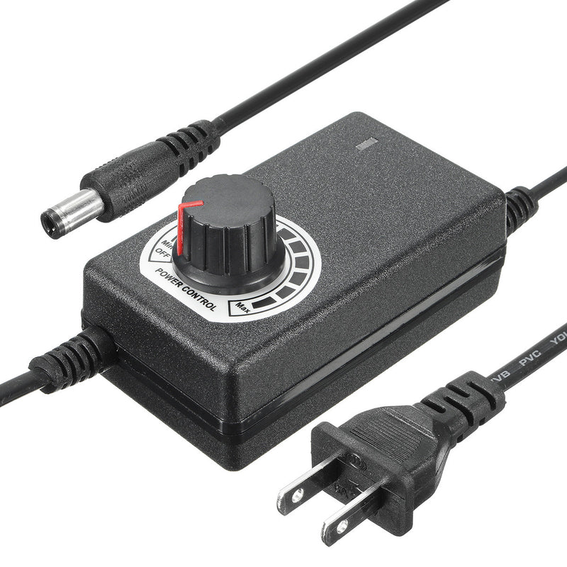 Excellway 3-12V 2A 24W Adjustable AC/DC Adapter Switching Power Adapter Motor Speed Controller