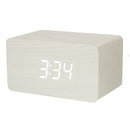 Digital Thermometer LED Desk Alarm Clock With  Wireless Charger For Phone