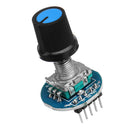5pcs Rotating Potentiometer Knob Cap Digital Control Receiver Decoder Module Rotary Encoder Module