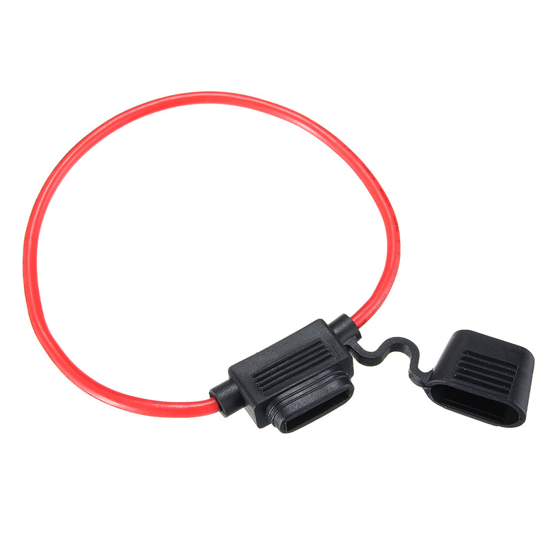 10pcs 40A In-Line Car Boat AUTO Blade Fuse Holder Waterproof 12AWG 125V DC