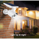 Solar Charging Waterproof IP66 8 LED Outdoor Garden Simulation Dummy Not Real Camera Villa Lawn Induction Street Wall Lamp Wall LED Night Light