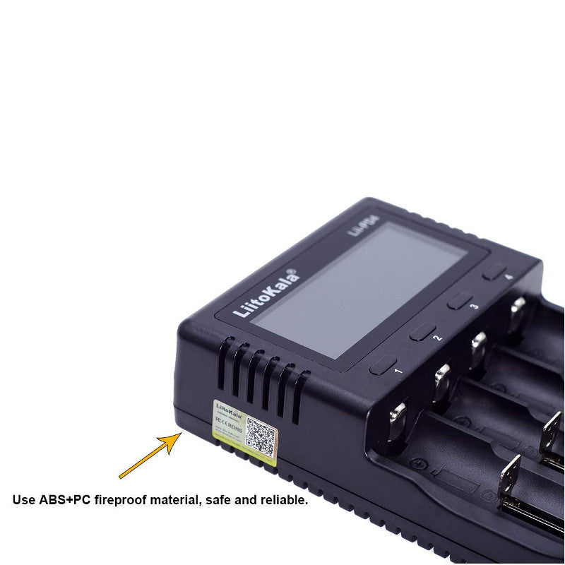 Liitokala Lii-PD4 LCD 3.7V NiMH Lithium Battery Charger US/EU Plug