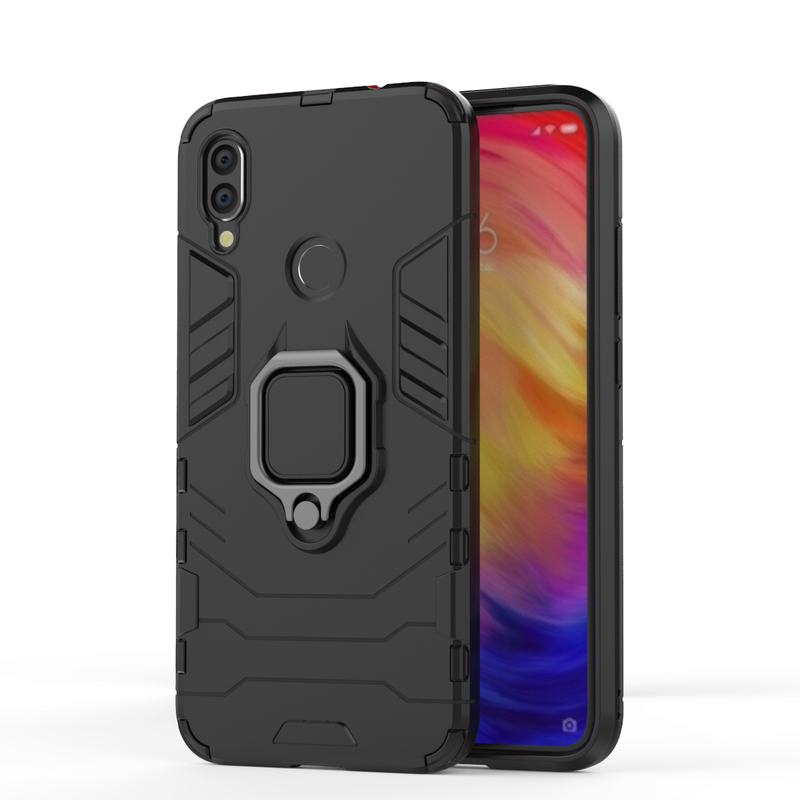 Bakeey Armor Magnetic Card Holder Shockproof Protective Case For Xiaomi Redmi Note 7 / Redmi Note 7 PRO