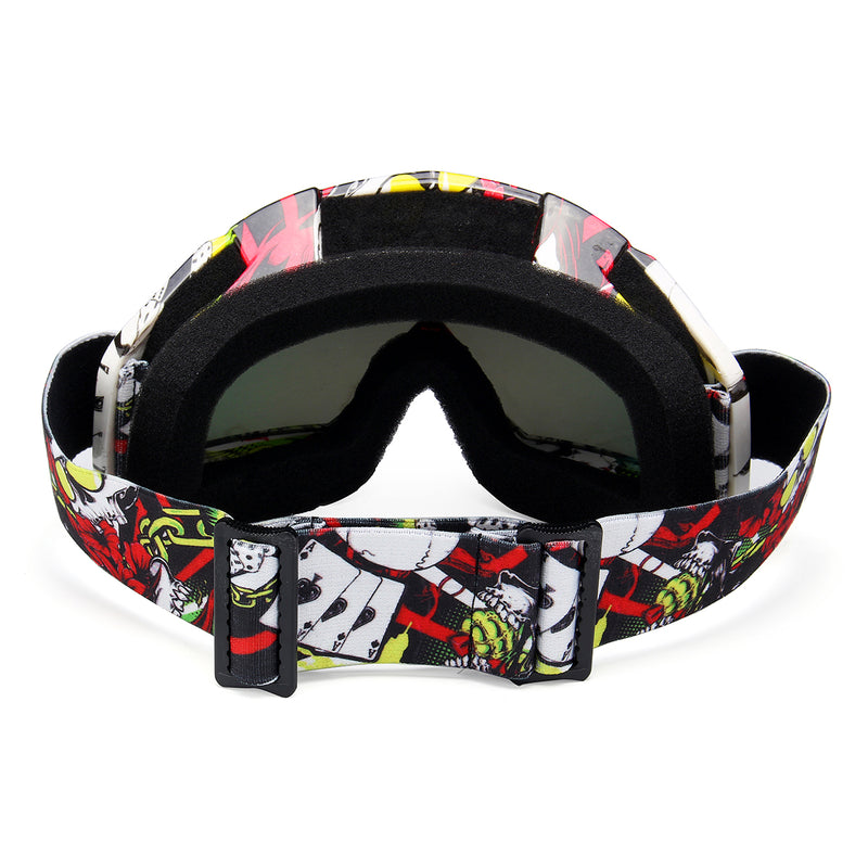 Windproof Motorcycle Racing Glasses Anti-UV Adjustable Skiing Snowboard Ski Goggles
