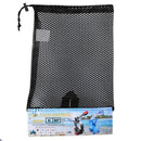 CAMTOA Foldable 180 Full Face Snorkeling Mask Anti-fog Diving Respirator Mask with Detachable Camera Stand Net Bag