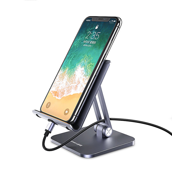 Ugreen Aluminum Alloy Desktop Phone Holder for Smart Phones 4.0-6.0 Inch iPhone X Samsung Huawei Xiaomi