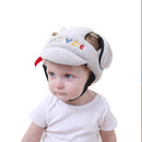 Baby Head Protector Letter Pattern Safety Hat