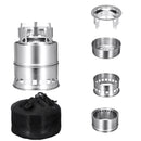 Stainless Steel Camping Wood Stove Picnic BBQ Grill Alcohol Stove