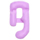 Pregnancy Pillow Maternity Belly Contoured Body U Shape Extra Pregnant Purple Pillow