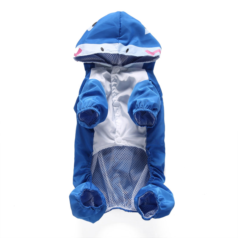 Dog Raincoat Rainsuit Waterproof Dog Puppy Jacket Coat Pet Rainwear Clothes for Small Dog