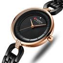 CURREN 9052 Rhinestone Elegant Design Women Wrist Watch Casual Style Quartz Watch
