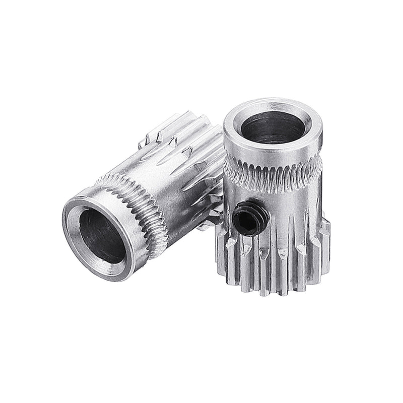 Stainless Steel Two-way Driver Feeding Wheel Gear Extruder For 1.75mm Filament 3D Printer Part