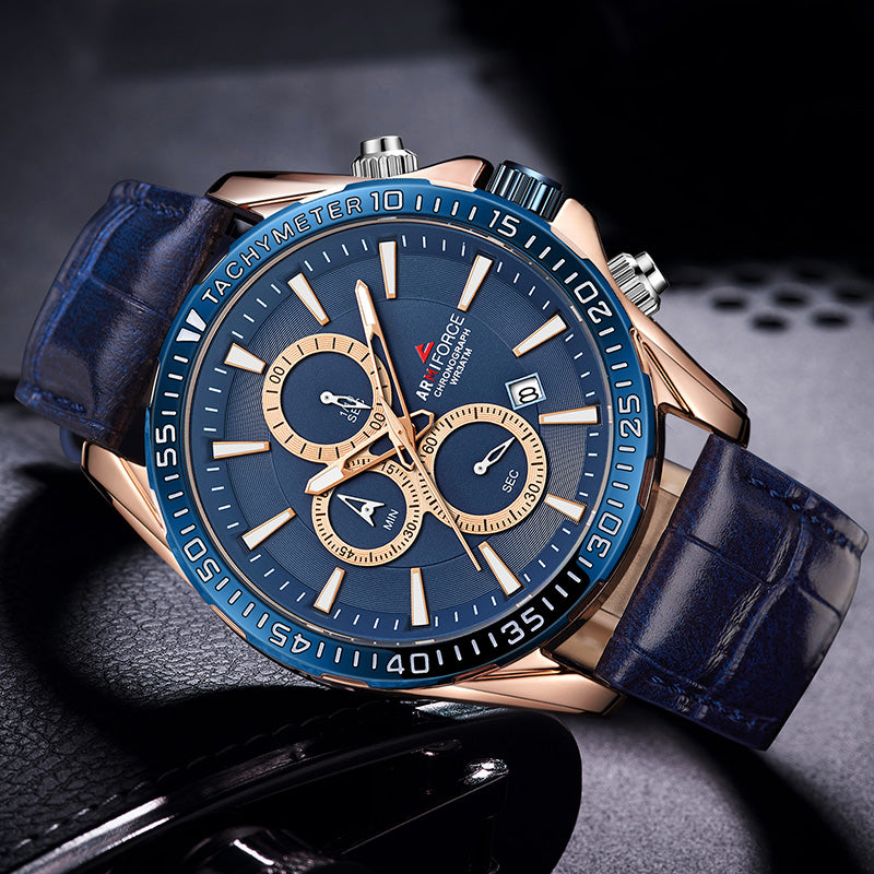 ARMIFORCE AF8001 Calendar Casual Sport Men Watches Waterproof Date Display Quartz Watch