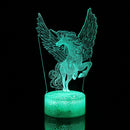 3D Night Light  Remote Control Home Decor Table Bedroom Sleeping Lamp Kid Gifts