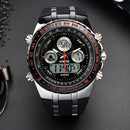 STRYVE S8002 Dual Display Digital Watch Luminous Chronograph Stopwatch Calendar Alarm Outdoor Watch