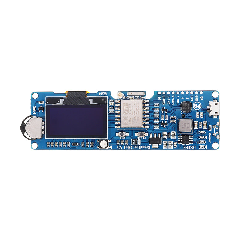 DSTIKE WiFi Deauther OLED V5 ESP8266 Development Board with 18650 Battery Polarity Protection and Antenna 4MB ESP-07