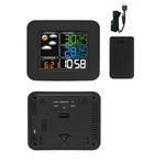 Wireless Weather Station Thermometer HD Screen Digital Humidity Temperature Clock+Sensor