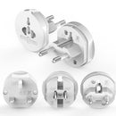 Loskii  US/ UK/ EU/ AU All in One Universal Plug Adapter Socket Converter Power Outlet for Home and Travel