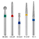 50pcs Dental Diamond Burs FG Diamond Burs