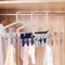 Cloth Hangers Travel Folded Portable 3 bathroom clamp Small objects receive