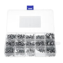 440Pcs/Set Stainless Steel Screw Bolt Nut Round Head Cap Socket Hex Bolt M3 M4 M5