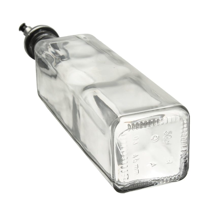 500ml 18oz Glass Olive Oil And Vinegar Dispenser Pourer Bottle Filler Kitchen Cooking Tools