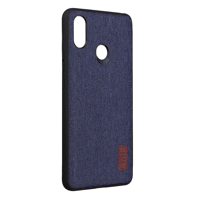 Bakeey Luxury Fabric Splice Soft Edge Shockproof Protective Case For Xiaomi Mi Max 3