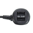3.4A/5V Car Power Charger Mini USB 3.5m Cable for GARMIN GPS Nuvi Nav Tablet PC