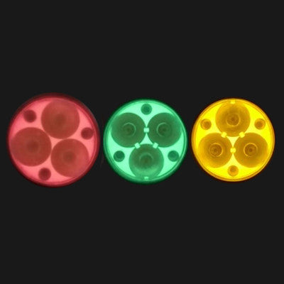 Lumintop 2x19.7mm Self Illuminate Turboglow Glow Gasket For FW3A & Carclo 105XX Most Triple Optic Light Flashlight