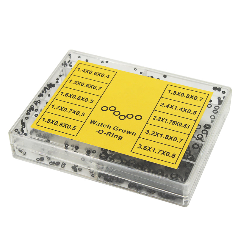 500Pcs Mini Small Rubber Washer O-Ring For Watch Crown For Waterproof Watches Seals Rubber Ring