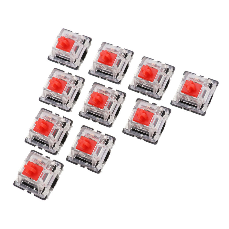 10PCS Pack 3Pin Gateron Linear Red Switch Keyboard Switch for Mechanical Gaming Keyboard