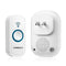 YIROKA W-101 Wireless Doorbell 58 Chimes Wireless Doorbell Waterproof Call Door Bell Smart Doorbell Alarm System Kit