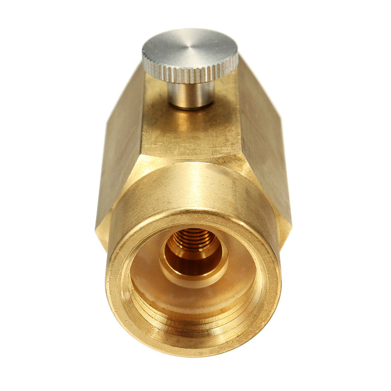 CO2 Refill Adapter Connector Cylinder Kit CGA320 Thread Set for Filling SodaStream Tank