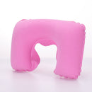 U-Shape Neck Travel Pillow Folding Neck Air Cushion Inflatable Travel Pillows Portable Comfortable