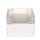 Plastic Waterproof Electronic Project Box Clear Enclosure Cover Electronic Project Case 120*120*90mm