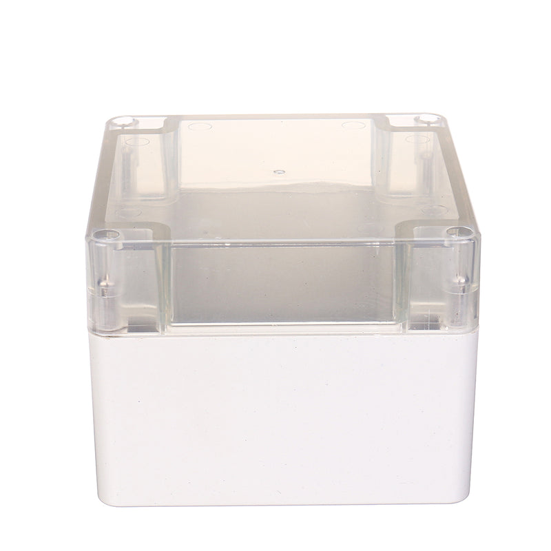Plastic Waterproof Electronic Project Box Clear Enclosure Cover Electronic Project Case 120*120*90mm