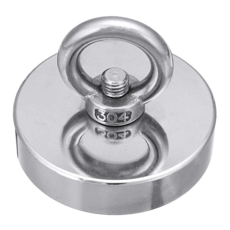300kg D75mm Neodymium Fishing Salvage Recovery Magnet For Detecting Metal Treasure