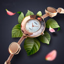 SKMEI 1406 Luxury Unique Design Waterproof Stainless Steel Fashion Women Watch Quartz Watch