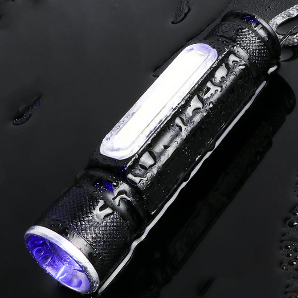 WARSUN COB06 10W Mini Torch Light USB Rechargeable Flashlight 18650 Flashlight Tail Magnet 3 Modes Flashlight Camping Hunting Emergency Lamp