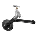 Industrial Iron Pipe Toilet Paper Tissue Roll Holder Faucet Style Rustic Wall Mounted Paper Holder